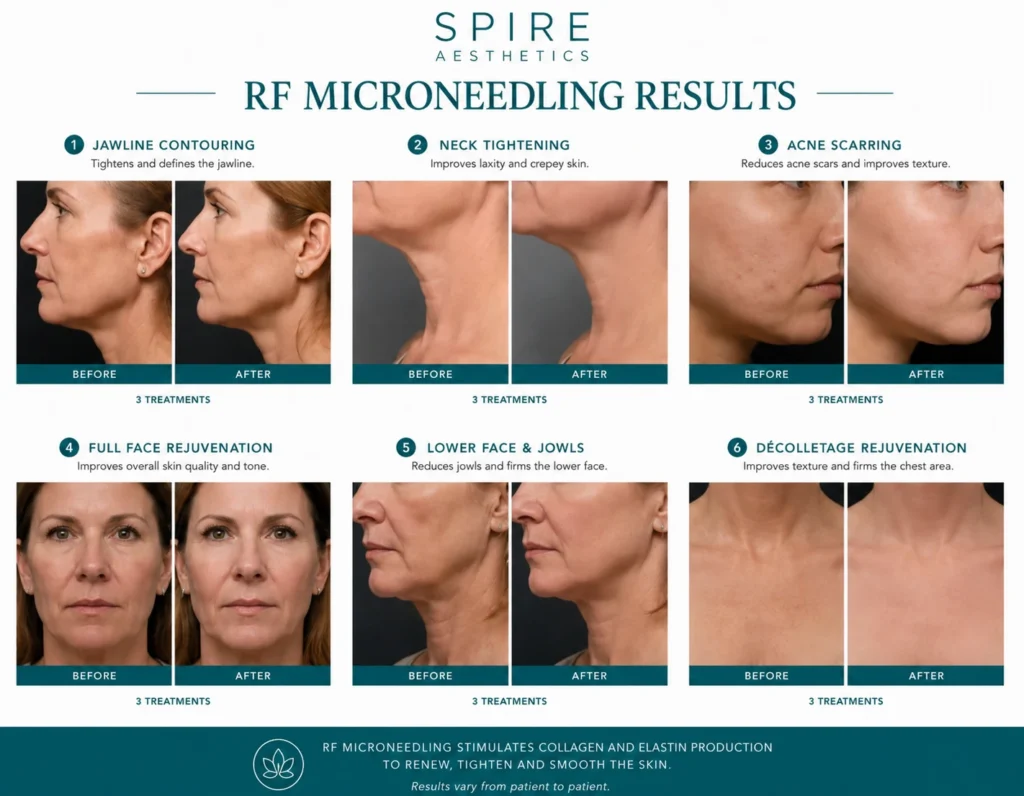 RF Microneedling Skin tightening Wellingborough results