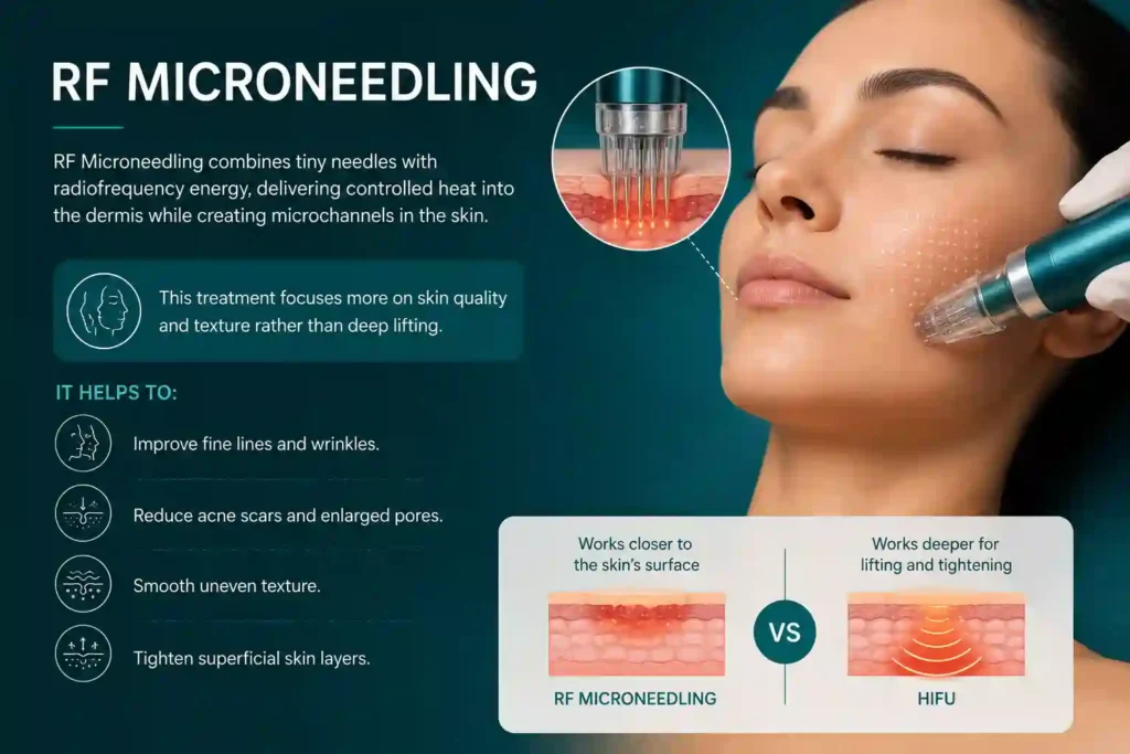 What Does RF Microneedling Do That HIFU Alone Cannot Wellingborough