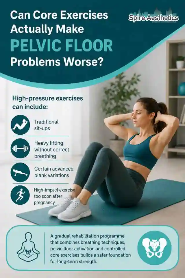 Can Strengthening Your Core Alone Actually Make Pelvic Floor Problems Worse Wellingborough?